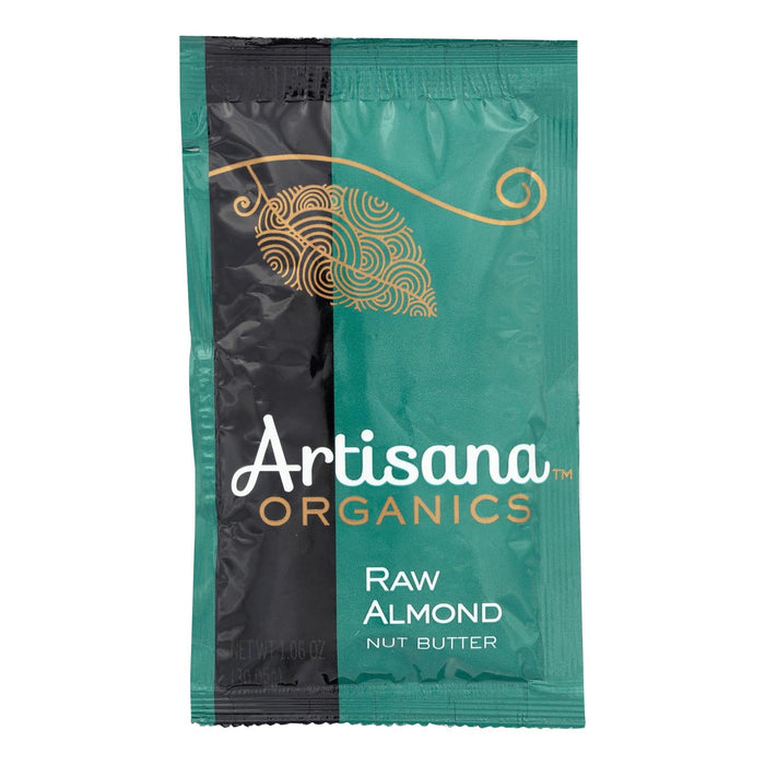 Artisana Organic Raw Almond Butter Squeeze Packs | 1.06 oz (Case of 10) | Keto, Paleo, Vegan, Kosher, Gluten-Free