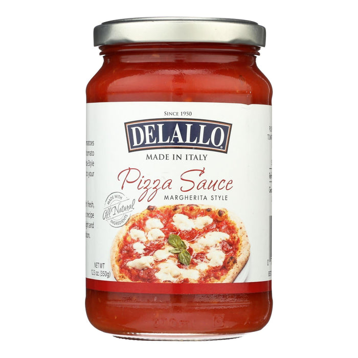 DeLallo Italian Pizza Sauce | Authentic Tomato Sauce, 6 Jars (12.3 fl oz ea) | Kosher, Gluten-Free