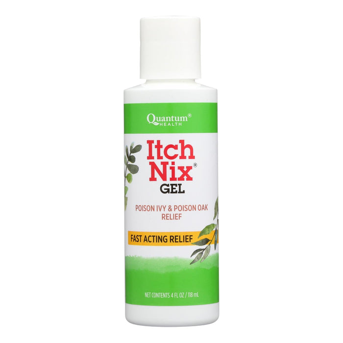 Quantum Health Itch Nix Gel | Fast-Acting Poison Ivy & Poison Oak Relief | 4 Oz | Soothing Itching & Swelling Formula