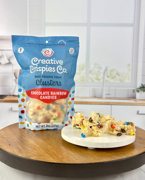"Clusters" Rainbow Mini Chocolate Candies Crispie Mix Clusters