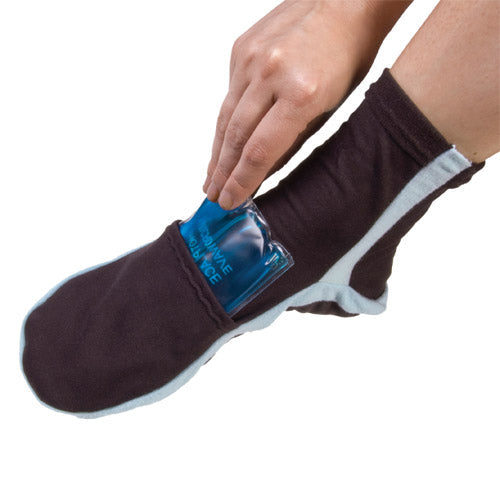 NatraCure Cold Therapy Socks for Plantar Fasciitis & Heel Pain Relief - Large/Extra Large (Pair)