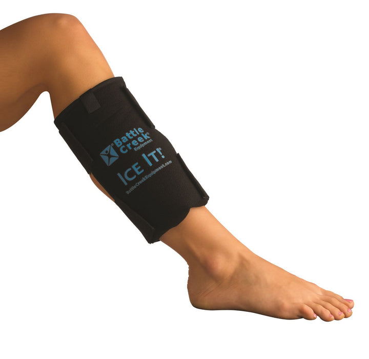 Ice It! ColdComfort Cold Therapy Ice Pack System - 6x9" Reusable Gel Pack with Adjustable Wrap to support Knee, Shoulder, Back Pain, Injuries, Arthritis & Post-Surgery Swelling Relief