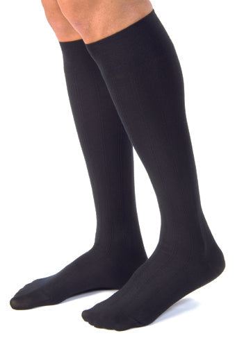 Jobst Men's Casual 15-20 mmHg Compression Socks - Medium Black