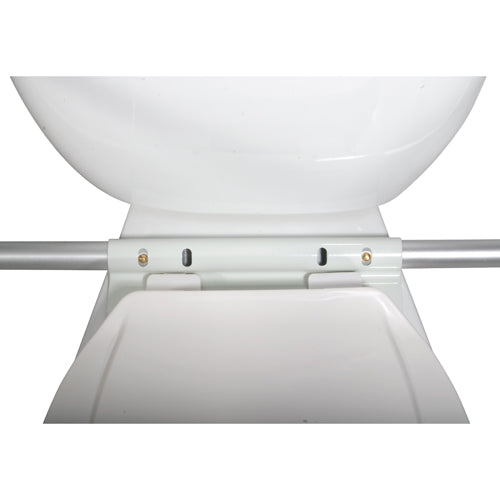 Adjustable Height Toilet Safety Frame with Padded Arms, 300 lb Capacity