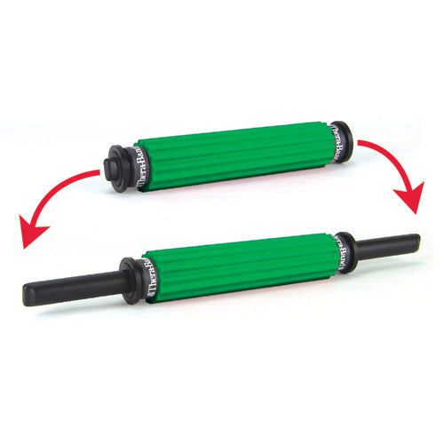 TheraBand Ridged Roller Massage Standard Green - Muscle Relief & Recovery