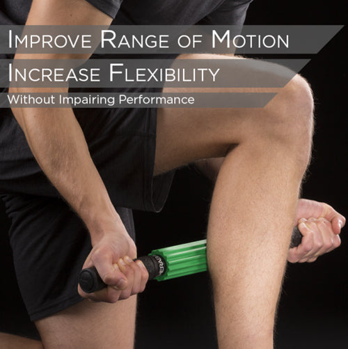 TheraBand Ridged Roller Massage Standard Green - Muscle Relief & Recovery