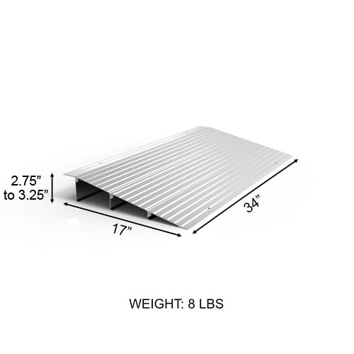 EZ Access Threshold Ramp 3" x 17" x 34" - Wheelchair & Scooter Entry - 700 lb Capacity