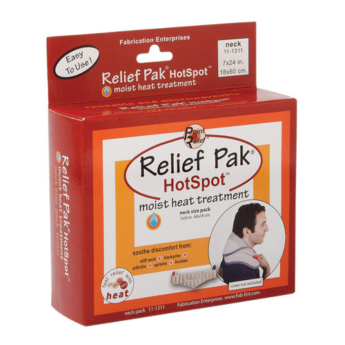 Relief Pak Cervical Moist Heat Pack for Neck Pain & Stiff Neck Relief
