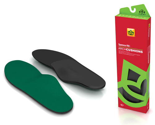 Spenco RX Arch Cushions Full Length Insoles - Men's Size 12-13 for Foot Support & Alignment