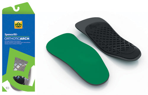 Orthotic Arch Support Inserts - 3/4 Length - Women 9-10 / Men 8-9 - Spenco RX Comfort