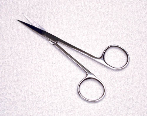 Iris Scissors, 4 1/2 Inch Curved - Surgical Grade Stainless Steel