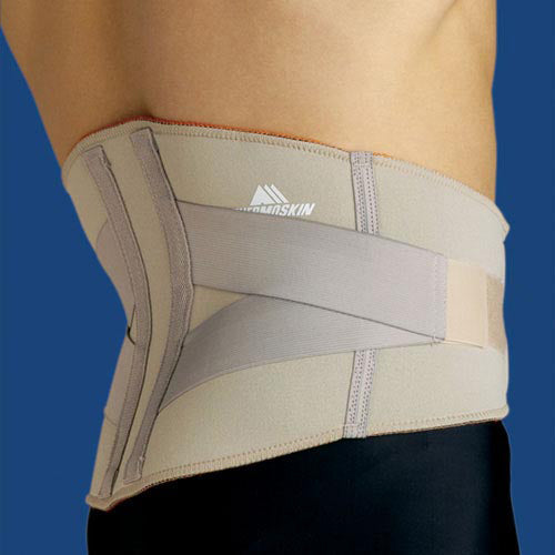 Thermoskin Lumbar Support - Beige, Medium - Back Pain Relief & Flexible Support