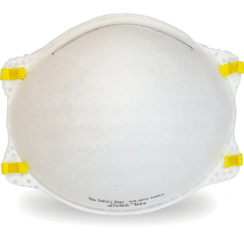 NIOSH N95 Respirator Mask - Pack of 5 - White Dust Mask for Physician Use