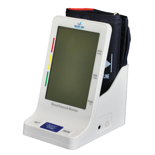 Blue Jay Perfect Measure Big Digit Talking Blood Pressure Monitor - Deluxe Auto-Inflate BP Unit