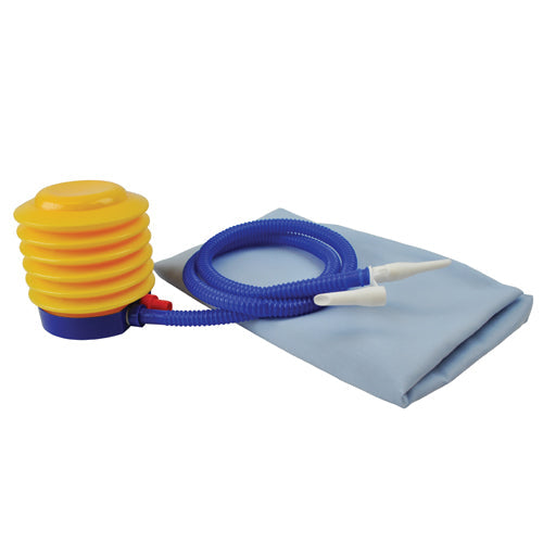 Inflatable Bed Wedge Pillow with Cover & Pump - 8 Inch Portable Acid Reflux Relief