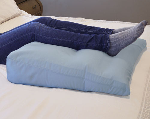 Inflatable Bed Wedge Pillow with Cover & Pump - 8 Inch Portable Acid Reflux Relief