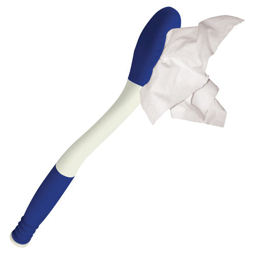 Long Reach Toilet Tissue Aid - Blue Jay Wiping Wand for Personal Hygiene