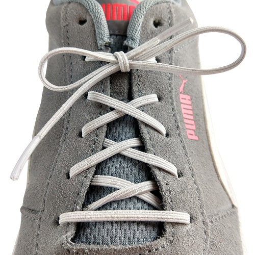 Fit To Be Tied Elas-White Elastic Shoe Laces - 24 pr - Slip-On Dressing Aid