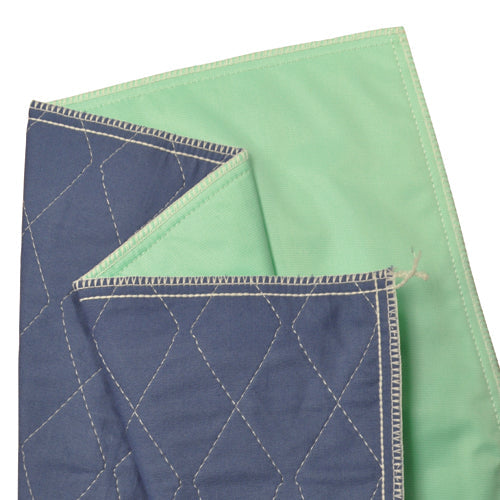 Blue Jay Reusable Absorbent Chair Pad 18 x 24 Navy Blue, 2-Pack