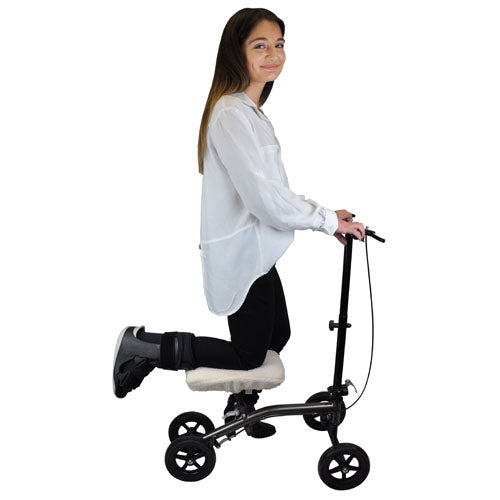 Blue Jay SOFT n PLUSH Knee Scooter Pad - Sheepskin Comfort Knee Rest - 15 x 7.5