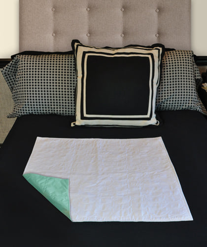 Reusable Incontinence Underpad 30 x 34 - Quilted, Absorbent Bed Protector