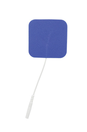Blue Jay Reusable TENS Electrodes 2x2 Square - Premium Self-Adhesive Pads - Pack of 4