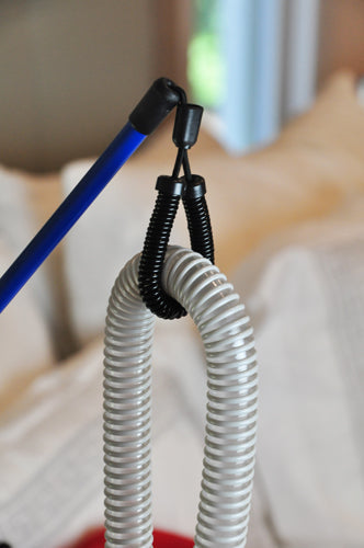 Hold My CPAP Hose - Blue Jay Bedside CPAP Tubing Holder with Travel Pouch