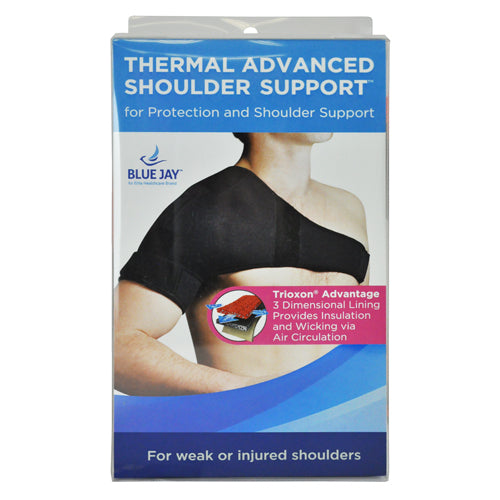 Blue Jay Adjustable Sports Shoulder Support - Universal Thermal Shoulder Brace for Men & Women