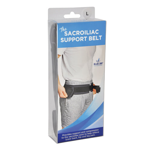 Blue Jay Sacroiliac SI Belt - Black XX-Large (52-58") - Hip & Lower Back Support