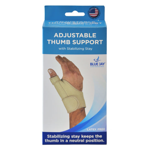 Blue Jay Beige Thumb Support Brace with Stabilizing Stay - Large/X-Large
