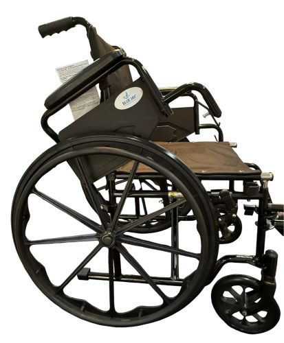 ROLL WITH ME 18" Standard Wheelchair with Flip-Up Desk Arms and Swing-Away Footrests