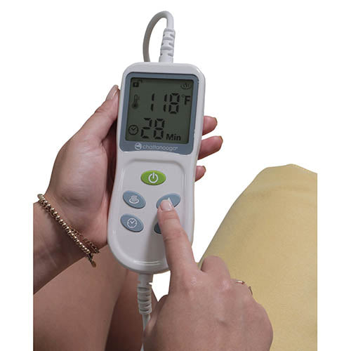 Theratherm Digital Moist Heating Pad - 14 x 27 Inches - for Pain Relief & Muscle Therapy