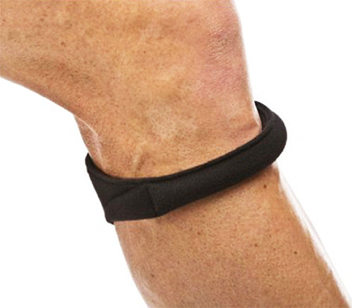 Cho-Pat Original Knee Strap - Patellar Support for Runner's & Jumper's Knee, Medium, Black