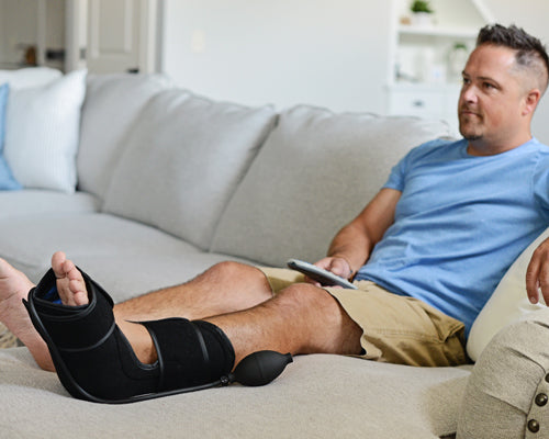 Ice It! Foot & Ankle Cold Compression Wrap - Targeted Pain Relief & Recovery