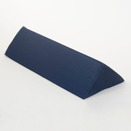 45 Degree Positioning Wedge Pillow - 7" x 24" x 7" Body Aligner with Blue Cover