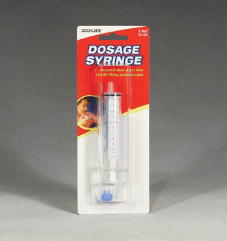 Easy-to-Read 2-Tsp/10 ml Dosage Syringe - Accurate Liquid Medicine Dispenser