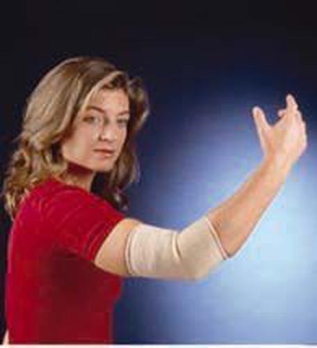 J&J Elbow Support Sleeve - Small - Knit Compression for Joint Pain Relief