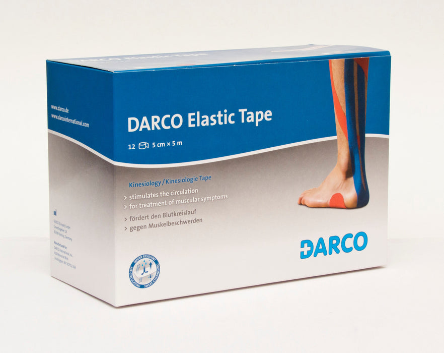 Kinesiology Tape - Beige Elastic Athletic Sports Tape 2 in x 16.5 ft for Muscle Support & Injury Recovery