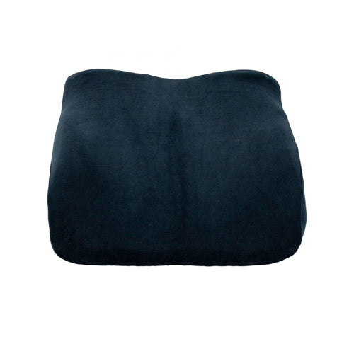 ObusForme 2-in-1 Sit-Back Cushion – Convertible Lumbar & Seat Support, Contoured Memory-Foam Relief, Portable for Office, Car & Home (Black)