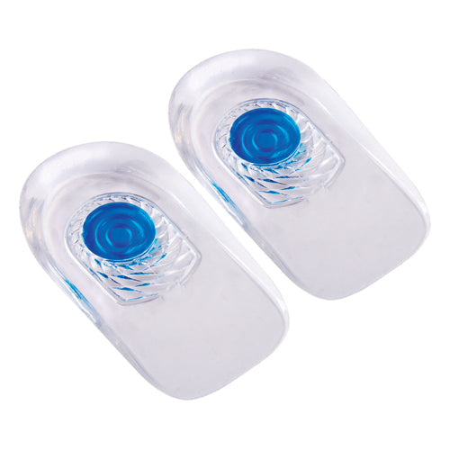 Gel Heel Cushions for Men - Shock Absorbing Inserts for Heel Pain Relief (Pair)
