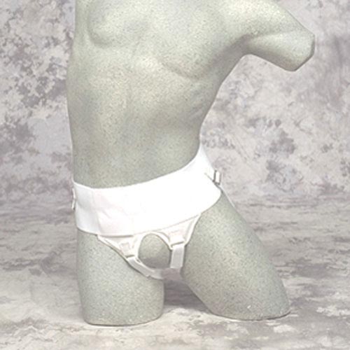 Hernia Support Belt for Men and Women - Double Pad - Size Large 41-46 Inches