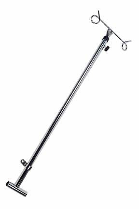 Telescoping IV Pole for Wheelchairs - Universal Fit for Most Drive & Leading Brands