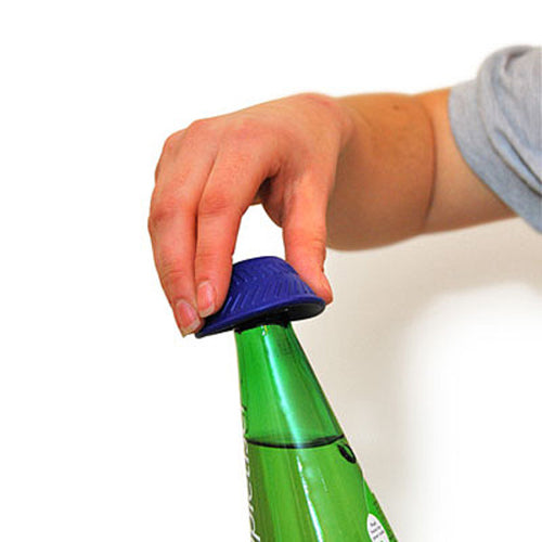 Blue Anti-Slip Bottle Opener for Arthritis & Weak Hands