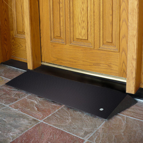 EZ Access Transitions 1.5" Angled Entry Mat - Recycled Rubber Wheelchair Ramp (1 ea)