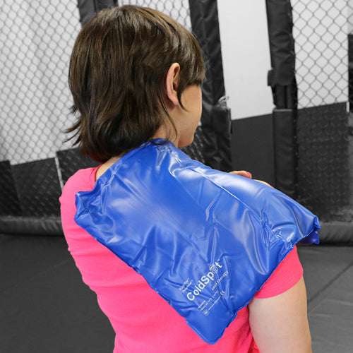 Reusable Heavy Duty Cold Pack 11 x 14 Blue Vinyl - 30 Minute Cold Therapy