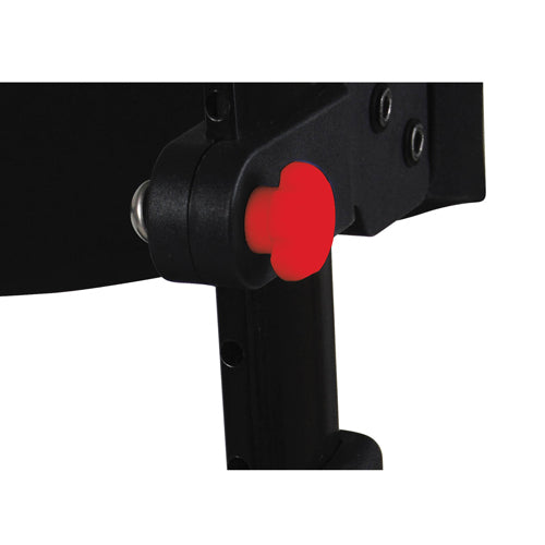 Nitro Rollator, Red, with 10" Casters, Euro-Style Folding Mobility Walker