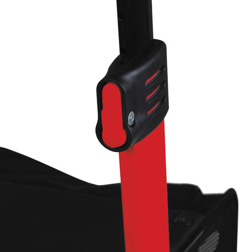 Nitro Rollator, Red, with 10" Casters, Euro-Style Folding Mobility Walker