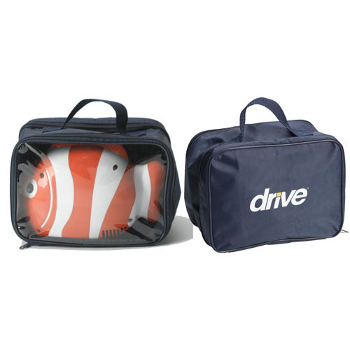 Fish Pediatric Nebulizer Compressor with Bag, Disposable & Reusable Neb Kit - 3.1 lbs