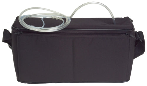 Oxygen Cylinder Shoulder Bag with Zippered Pocket - Fits M4, M6, M7, M9 Cylinders