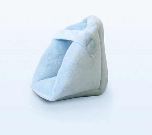 Quilted Heel Cushion Pair - Soft Velvet Comfort & Anti-Microbial Protection - 9 x 10 Standard